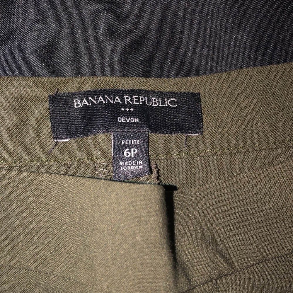 Bannana republic size 6 petite work pants